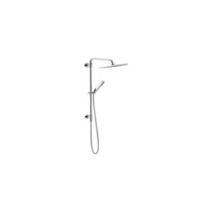 WE00141/75CR COLONNA DOCCIA CON PRESA ACQUA ALTA E SOFFIONE E DOCCETTA CROMO NOBILI