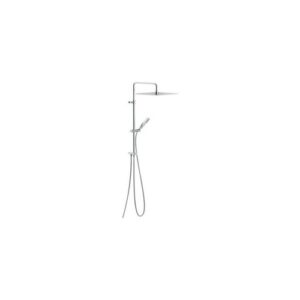 WE00141/85CR COLONNA DOCCIA CON SOFFIONE QUADRO300mm DOCCETTA MONOGETTO CROMO NOBILI - immagine 1