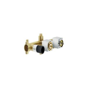 WE81200/QCR KIT SOLO CORPO INCASSO DOCCIA RUBINETTO MONOCOMANDO 2 VIE VERSIONE QUADRA CROMO NOBILI