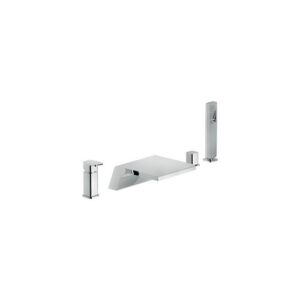 WEBK110/9LPCR KIT RUBINETTO MONOCOMANDO BORDO VASCA LOOP CROMO NOBILI