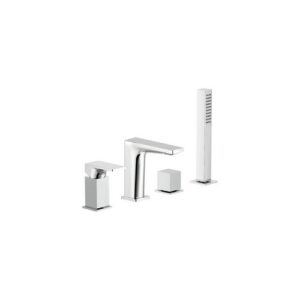 WEBK110/9SECR KIT RUBINETTO MONOCOMANDO BORDO VASCA SEVEN CROMO NOBILI
