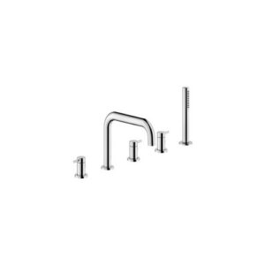WEBK204/VECR KIT BATTERIA 5 FORI BORDO VASCA CROMO NOBILI