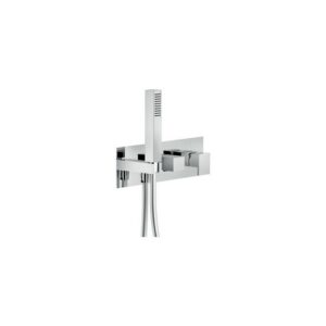 WESK100/QCR SHOWER KIT RUBINETTO MONOCOMANDO INCASSO A 2 VIE CROMO NOBILI