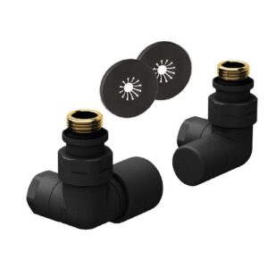 0157 12NO Kit topfar nero-opaco con ingresso acqua a sinistra 1/2" FAR