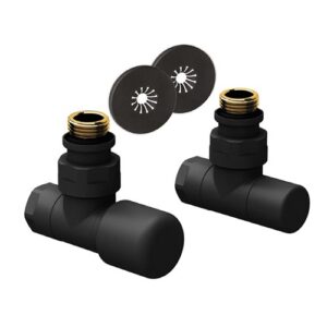 0158 12NO Kit topfar a squadra nero-opaco 1/2" FAR