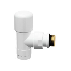 0159 12P Valvola termostatica 1/2' squadra rame bianco lucida FAR