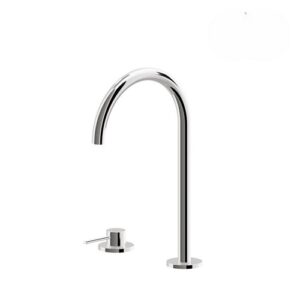 4220.21.018 Miscelatore lavabo 2 fori senza scarico bocca alta NEWFORM