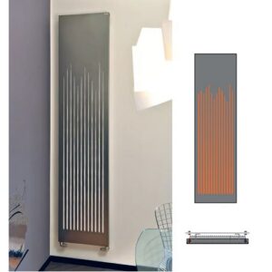 SL-EVID 200- 56 Piastra con lamelle radianti sul retro Evid 200-56cm BREM - immagine 1