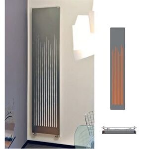SL-EVID 220- 35 Piastra con lamelle radianti sul retro Evid 220-35cm BREM - immagine 1