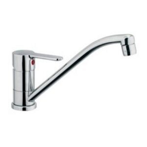 60166 Monocomando per lavello monoforo assiale cromato Mocca FRATELLI FRATTINI