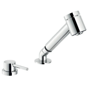 AQ93660CR Rubinetto monocomando lavabo con doccetta estraibile NOBILI