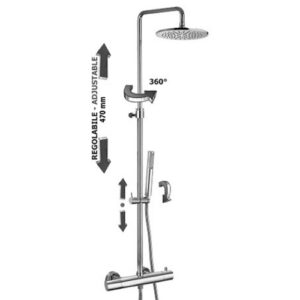 ZCOL638LIQCR Colonna doccia Mini Birillo PAFFONI