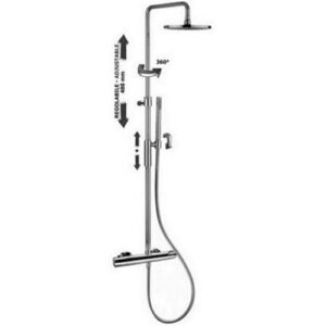 ZCOL646LIQCR Colonna doccia regolabile Birillo PAFFONI