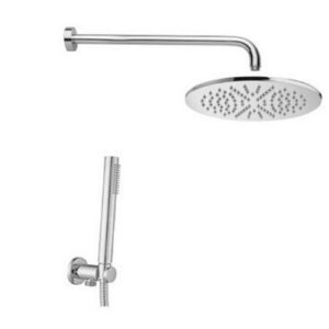 ZKIT074CR Kit doccia Tondo: soffione+braccio+set incasso PAFFONI