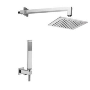 ZKIT075CR Kit doccia Quadro: soffione+braccio+set incasso PAFFONI