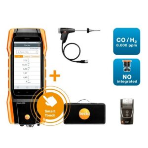 0564 3002 85 Analizzatore di combustione (O2, CO fino a 8.000 ppm e NO/NOx) TESTO