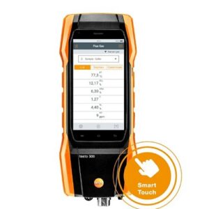 0633 3002 74 Analizzatore di combustione O2, CO fino a 4.000 ppm e NO/Nox TESTO