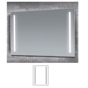 178301 Specchio retroilluminato con luci LED 60x80cm Gemini FERIDRAS