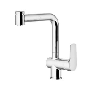 3070-30C0 Miscelatore lavello con bocca girevole e doccia estraibile H2OMIX 3000 CUCINA GATTONI