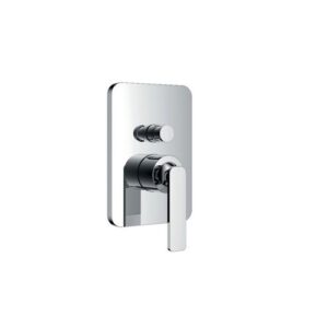 3300.17-C ELBA MISCELATORE DOCCIA INCASSO CON DEVIATORE 2 VIE OTTONE VSA - immagine 1