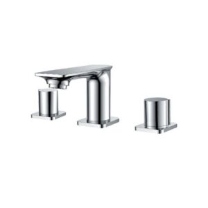 3300.3.8-C ELBA LAVABO A 3 FORI CON PILETTA DA 1,1/4”. OTTONE VSA
