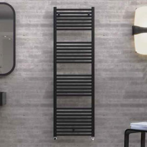 3551640005232 Termoarredo Scaldasalviette LISA 22 BLACK Interasse 500mm 1160x550 CORDIVARI - immagine 1