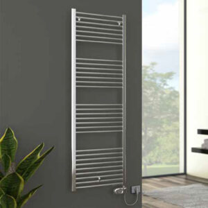 3581646110116 Termoarredo Scaldasalviette LISA 22 CROMATO ELETTRICO 1160X400 CORDIVARI - immagine 1