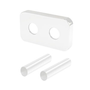 5103000000152 Kit copritubo bianco per valvole interasse 50mm - immagine 1