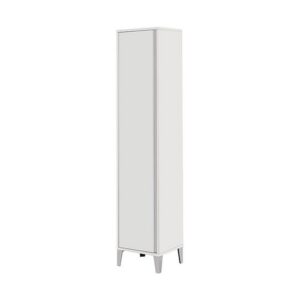 527040 Colonna armadio porta scopa 40x35x170cm laccato bianco Mondo FERIDRAS