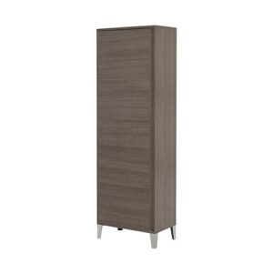 527045 Colonna armadio portascopa 60x35x170cm rovere scuro mondo FERIDRAS