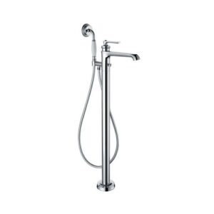 5600-260-C COLUMBIA MISCELATORE MONOCOMANDO VASCA/DOCCIA A PAVIMENTO OTTONE VSA