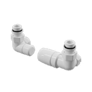 5991990334028 Kit valvola corner salvaspazio dx termostatizzabile bianco attacco multistrato Ø 16 KRISTAL - immagine 1