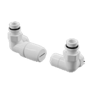 5991990334030 Kit valvola corner salvaspazio sx termostatizzabile bianco attacco multistrato Ø 16 KRISTAL - immagine 1