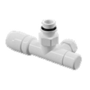 5991990334054 Kit valvola monotubo a squadra sx termostatizzabile bianco attacco rame Ø 12-14 KRISTAL