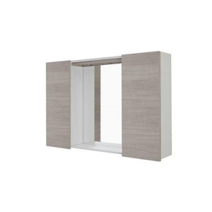 606106 Specchiera 2 ante 90x16x60,5 cm rovere chiaro Mondo FERIDRAS