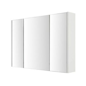 606203 Specchiera contenitore 3 ante bianco 100x16x70h cm FERIDRAS