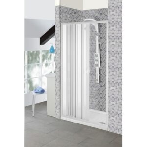 633002 Box doccia estensibile in PVC L 90/100 x H 185 x P 3,5 Aurora FERIDRAS