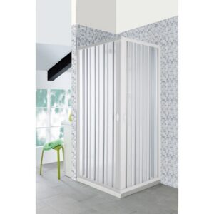633004 Box doccia angolo estensibile in PVC L 80/90 x H 18 x P 80/90 Aurora FERIDRAS