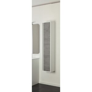 801018 Pensile 1 anta bianco-cemento L 30 x H 150 x P 24 Fabula  FERIDRAS