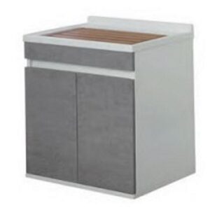 801029 Lavatoio 60cm sospeso 2 ante cemento Fabula FERIDRAS - immagine 1