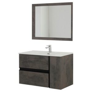 805101 Composizione bagno L 112 x H 58 x P 47 Oxid FERIDRAS - immagine 1