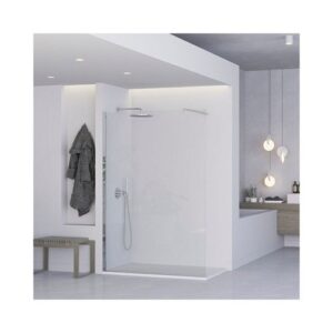 892653 Parete doccia walk in 120x200cm  profilo cromo vetro traspatente FERIDRAS
