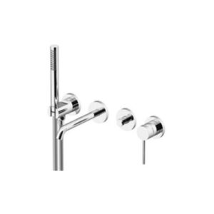 9105-91C0 Miscelatore incasso vasca 2 vie con deviatore e scatola CIRCLE TWO GATTONI