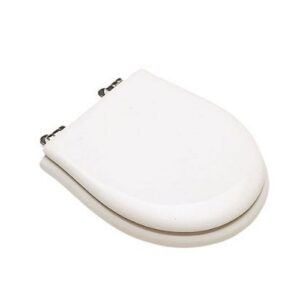 B41DES01W1 Copriwater Legno Laccato Bianco Bagno Cucciolo PONTE GIULIO
