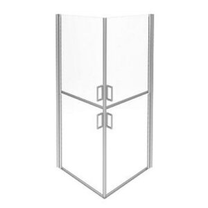 C53FBS31 Box Doccia Angolo 2+2 Ante 800Mm H.1950Mm Sp.8 PONTE GIULIO