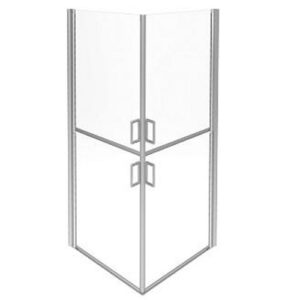 C53FBS32 Box Doccia Angolo 2+2 Ante 900Mm H.1950Mm Sp.8 PONTE GIULIO