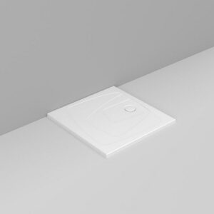 D113701 Piatto Doccia 90X90 Scarico Dx Bianco Oltre  DOLOMITE