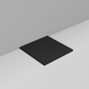 D113781 Piatto Doccia 90X90 Scarico Dx Nero Opaco Oltre  DOLOMITE