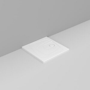 D113801 Piatto Doccia 80X80 Scarico Dx Bianco Oltre Oltre  DOLOMITE