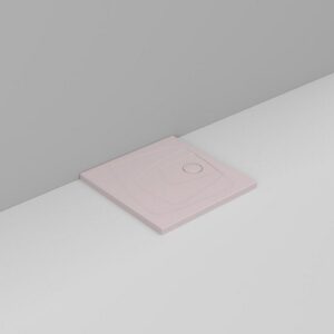 D113865 Piatto Doccia 80X80 Scarico Dx Rosa Oltre  DOLOMITE